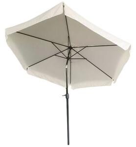 Umbrela soare, pentru terasa, structura otel, bej, 300 x 270 cm