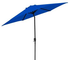 Umbrela soare GardenLine, pentru terasa, structura otel, 300 x 245 cm, husa inclusa, albastra