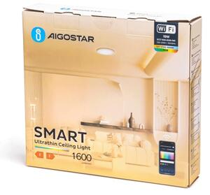 Plafonieră LED RGBW dimabilă Aigostar LED/19W/230V 2700-6500K Wi-Fi