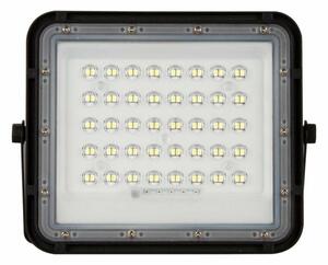 Proiector LED solar de exterior LED/10W/3,2V IP65 4000K negru + telecomandă