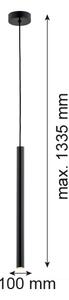 Lustră LED pe cablu RIO LED/4,2W/230V 3000K negru Argon 8329