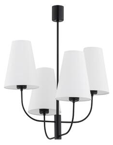 Lustră pe tijă SAFIANO 4xE27/15W/230V negru Argon 1822