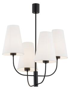 Lustră pe tijă SAFIANO 4xE27/15W/230V negru Argon 1822