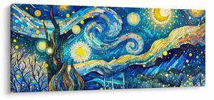 Tablou – Mozaic al nopții înstelate (120x50 cm)