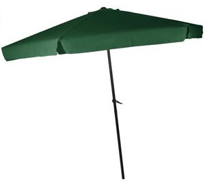 Umbrela soare, pentru terasa, structura otel, verde, 300 x 270 cm