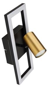 Spot LED de perete MARRIE 1xGU10/5W/230V + LED/12W/230V Globo 57032-1