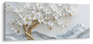 Tablou – Arborele vieții 3D elegant (120x50 cm)