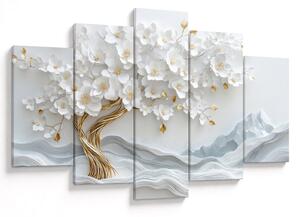Tablou – Arborele vieții 3D elegant (150x105 cm)