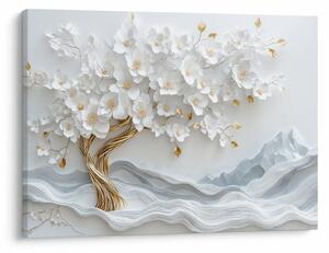 Tablou – Arborele vieții 3D elegant (70x50 cm)