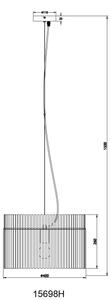 Lustră pe cablu GORLEY 1xE27/60W/230V Globo 15698H