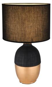 Lampă de masă VALENTINO 1xE14/40W/230V negru Globo 21627B