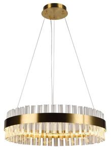 Brilagi - Lustru cu cristale LED dimabil pe cablu HALO LED/40W/230V + telecomandă