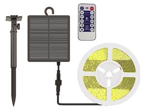 Bandă LED solară dimabilă LED/1,2W/3,7V 3000K IP67 5m