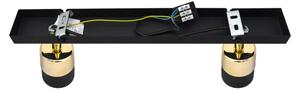 Spot LED TUBSSON 2xGU10/4,8W/230V negru/auriu