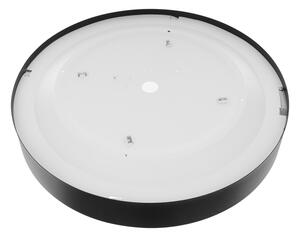 Plafonieră CLEO 4xE27/24W/230V d. 50 cm neagră