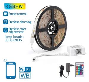 Bandă LED RGB dimabilă Aigostar 6,5m LED/16,5W/12/230V 3000K Wi-Fi