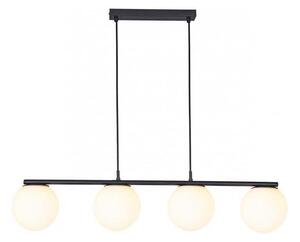 Lustră pe cablu BOWLING 4xE27/42W/230V negru Redo 01-3156