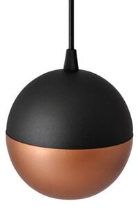 Lustră LED pe cablu MIDWAY 1xGU10/4,8W/230V negru/cupru