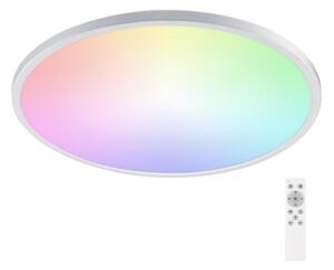 Plafonieră LED RGBW dimabilă pentru baie Aigostar LED/24W/230V d. 42 cm IP44 + telecomandă