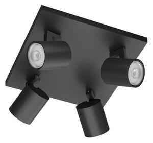 Spot RUNNER 4xGU10/20W/230V negru Philips
