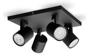 Spot RUNNER 4xGU10/20W/230V negru Philips