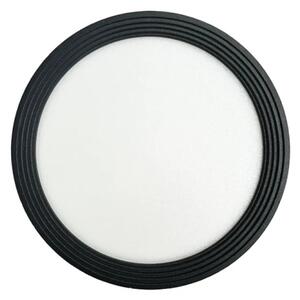 Spot LED/17W/230V 4000K d. 15 cm negru