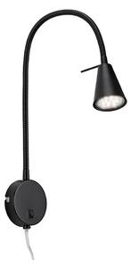 Lampă LED de perete COMFORT LIGHT 1xGU10/5W/230V negru Briloner 2082-015