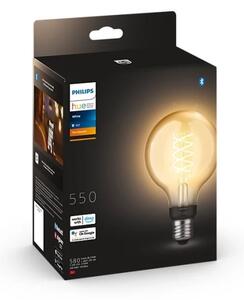 Bec LED dimabil Philips Hue WHITE FILAMENT G93 E27/7,2W/230V 2100K