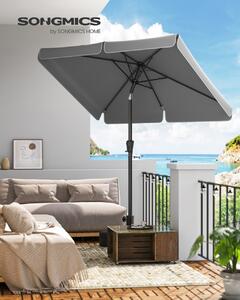 Umbrela de gradina Songmics Gri 200x150x230 cm