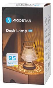 Lampă LED reîncărcabilă dimabilă Aigostar LED/1W/5V 2700/4000/6500K 1800mAh 20 cm