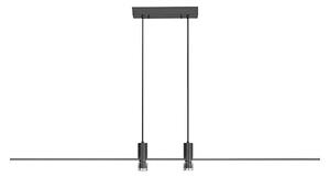 Lustră LED pe cablu LED/19W/230V 3000K negru