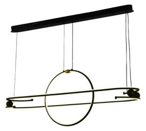 Lustră LED dimabilă pe cablu LED/95W/230V 3000-6500K + telecomandă