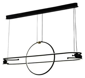Lustră LED dimabilă pe cablu LED/95W/230V 3000-6500K + telecomandă