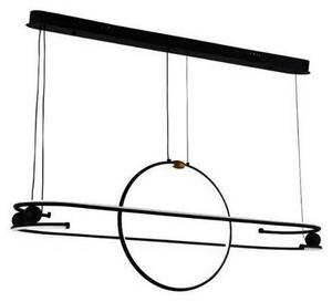 Lustră LED dimabilă pe cablu LED/95W/230V 3000-6500K + telecomandă