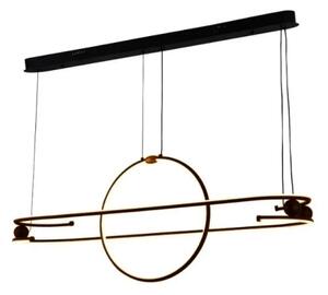 Lustră LED dimabilă pe cablu LED/95W/230V 3000-6500K + telecomandă