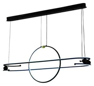 Lustră LED dimabilă pe cablu LED/95W/230V 3000-6500K + telecomandă