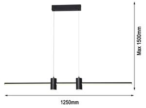 Lustră LED dimabilă pe cablu Immax NEO 07230L LITE ESTRELAS LED/30W/230V + telecomandă