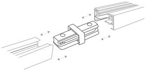 Spot pentru sistem de șină Zuma Line 3045 REFLEKTOR 8xGU10/10W/230V