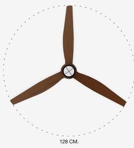 Ventilator LED de tavan FARO 33395-10 JUST FAN LED/16W/230V d. 128 cm + telecomandă