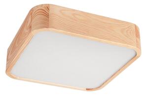 Plafonieră OAK SQUARE 2xE27/15W/230V 35x35 cm stejar