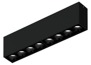 Wever & Ducré Lighting WEVER DUCRÉ Plafonieră LED Linoo 8.0, metal negru mat, reglabil, Negru, Camera de zi / sufragerie, Aluminiu, Modern, Plafon cu flacără multiplă