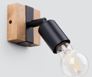 Spot Sollux SL.1295 ZUCA 1xE27/15W/230V negru