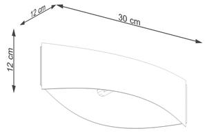 Sollux SL.1188 - Aplica de perete TONI 1xG9/8W/230V albă