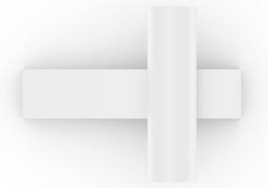 Wever & Ducré Lighting WEVER DUCRÉ Aplică de perete LED Ceno 2.0 albă, 2.700 K, cu 2 becuri, reglabil, Alb, Camera de zi / sufragerie, Aluminiu, Modern