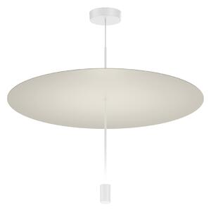 Wever & Ducré Lighting WEVER & DUCRÉ Lampă suspendată LED Shedda Ø 70 cm, gri mătăsos, 2700 K, reglabil, Gri, Camera de zi / sufragerie, Aluminiu, Modern