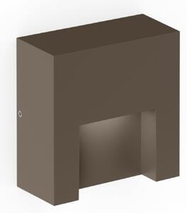Wever & Ducré Lighting WEVER DUCRÉ Lampa de perete pentru exterior cu LED Reto 0,8, culoare bronz, reglabil, Bronz / Alamă Veche, Aluminiu, Modern, Soclu de perete jos