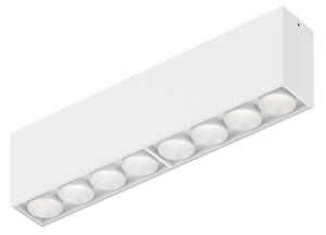 Wever & Ducré Lighting WEVER DUCRÉ plafonieră LED Linoo 8.0, metal alb mat, reglabil, Alb, Camera de zi / sufragerie, Aluminiu, Modern, Plafon cu flacără multiplă