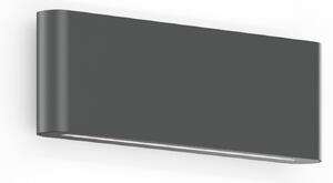 Wever & Ducré Lighting WEVER & DUCRÉ Lampa de perete pentru exterior cu LED Kiosk 2.0, antracit,, reglabil, Negru, Aluminiu, Modern