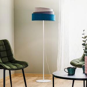 Duolla Lampadar Pastell Trio turco/gri/gri deschis, Albastru, Camera de zi / sufragerie, Țesătură / Textil, Modern