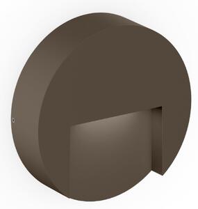 Wever & Ducré Lighting WEVER DUCRÉ Lampa de perete pentru exterior cu LED Reto Round 1.3, culoare, reglabil, Bronz / Alamă Veche, Aluminiu, Modern, Soclu de perete jos